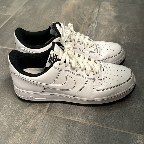 Nike Other - Mens Nike Air Force 1 Low ‘07, Size 10, White & Black